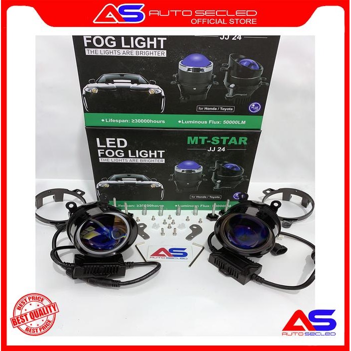 Biled Foglamp Mt-Star 50 Watt Bluelens 3 Warna Foglamp All Weather Mt-Star Biled Fogla
