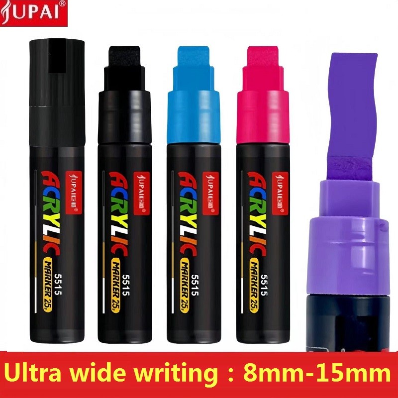 

Jupai Acrylic Marker Pens 3 In 1 Pen Head 15Mm Nib Plumones Colorespinturas Con Pigmentacin On Metal