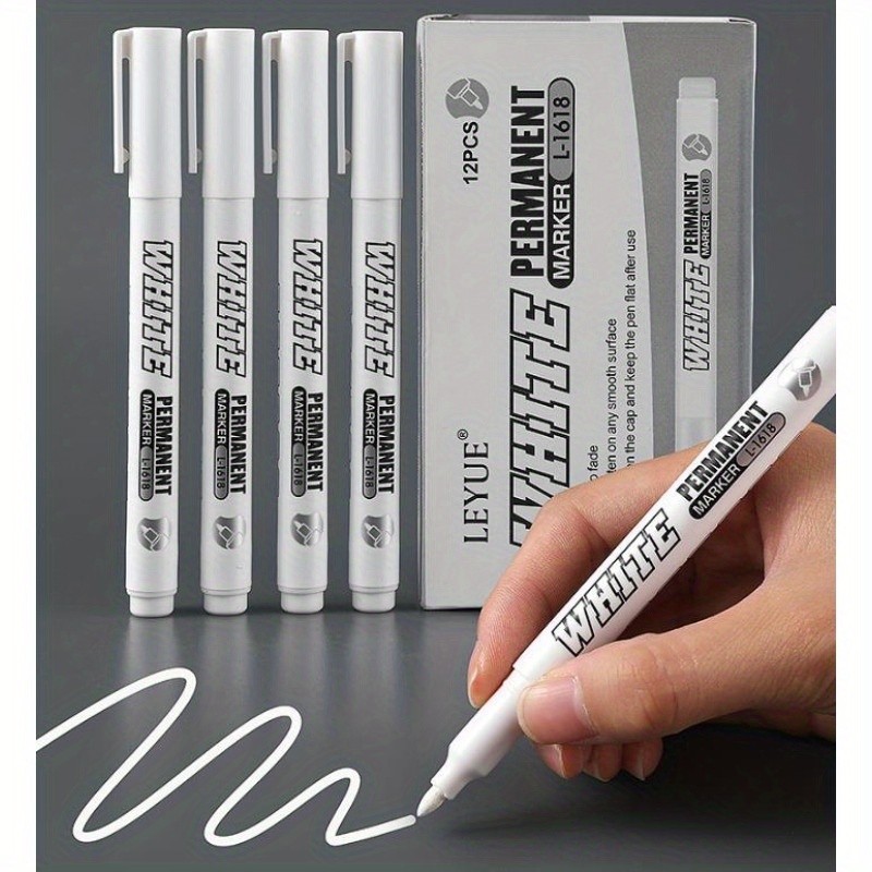 

5Pcs Waterproof Marking Marker Pen Set Painting Tool For Diy Graffiti, Wood, Glass, Leather Artistic