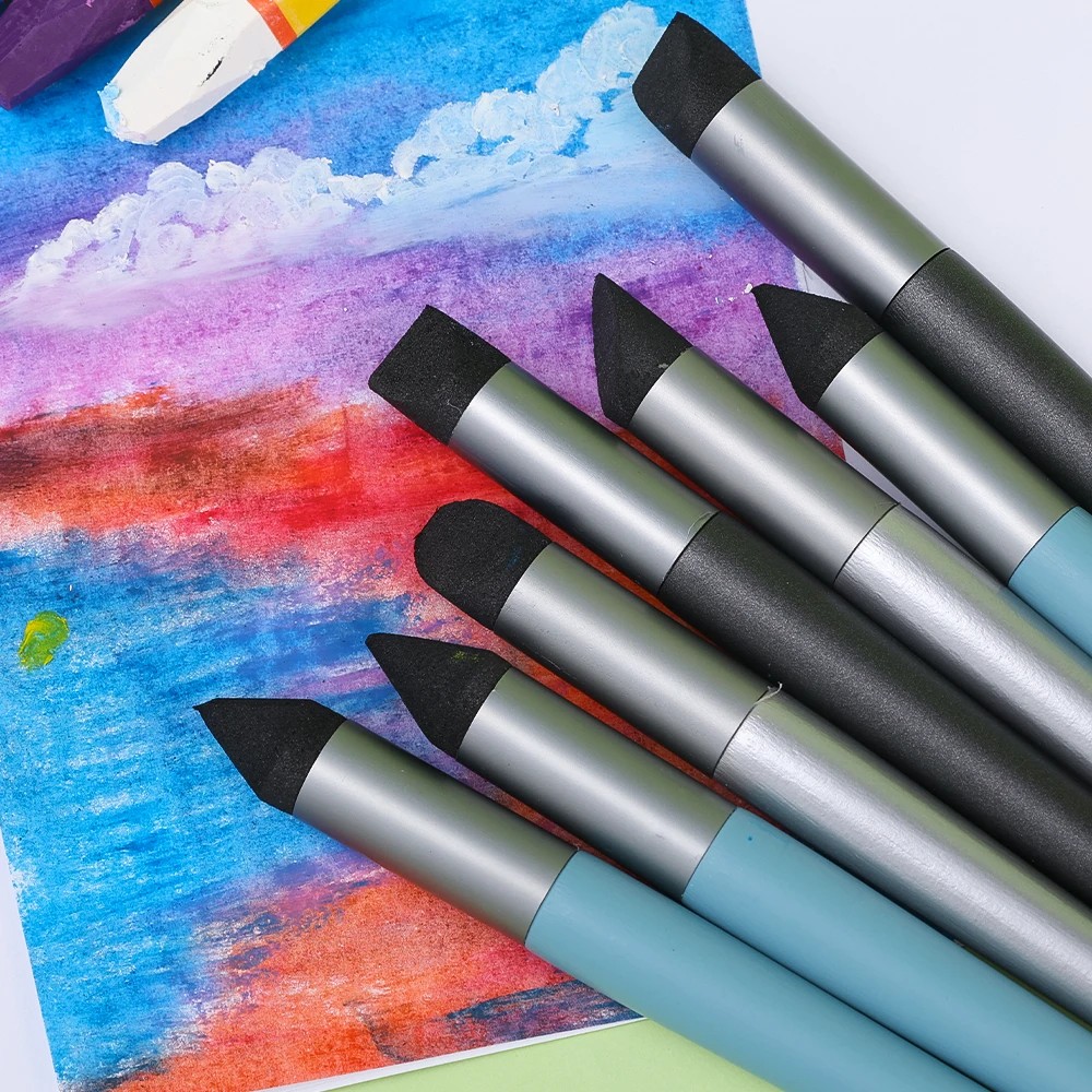 

Blending Sponge Pen For Oil Pastel Washable Sketch Rubbing Brush Reusable Drawing Art Blenders Tools