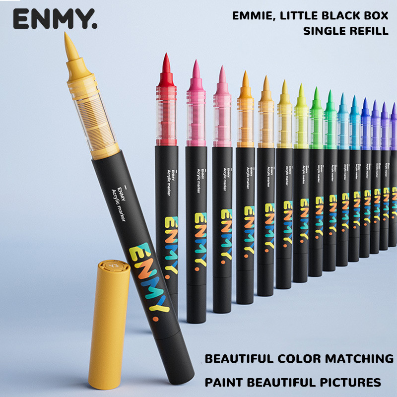 

Enmy Acrylic Markers Pen Direct Liquid Acrylic Paint Marker Pens Single Fabric For Canvas Rock Glass