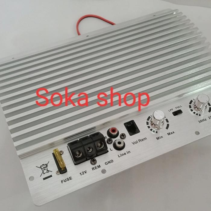 Kit Basstube Aktif Monoblock Class D 12 Volt 2000 Watt - Asli