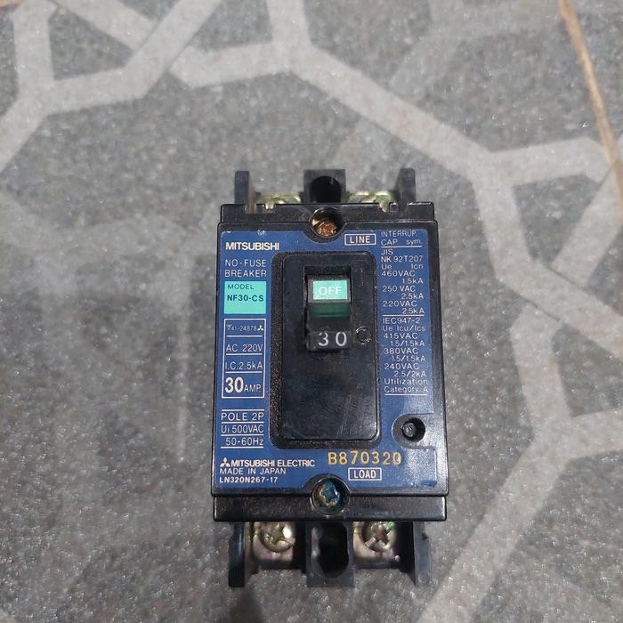 MCCB MINI NF30CS 30A 2P MITSHUBISHI KUALITAS TERBAIK