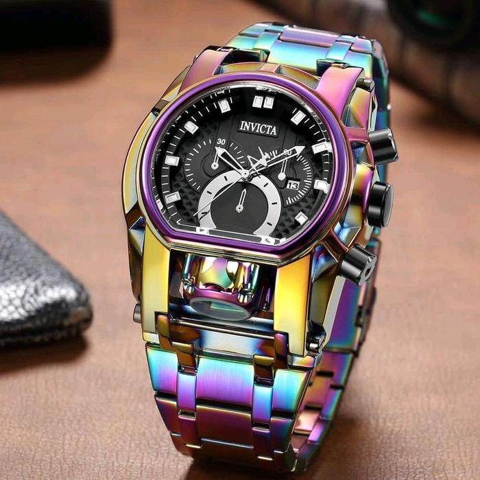 Zylo- Jam Tangan Pria Invicta Bolt Zeus Jumbo Tangan Besar Stainless Steel Water Resistant