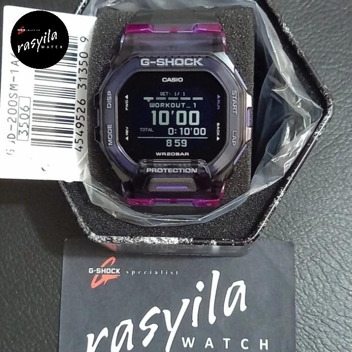 Zylo- Casio G-Shock Gshock Gbd 200Sm / Gbd200Sm - 1A6Dr / 1A6 Black Purple