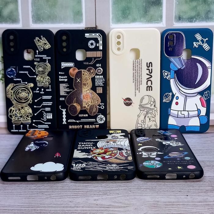 JTTOP" CASING VIVO 1817 1816 1814 1811 1807 CASE GAMBAR SPACE ASTRONOT VIVO Y