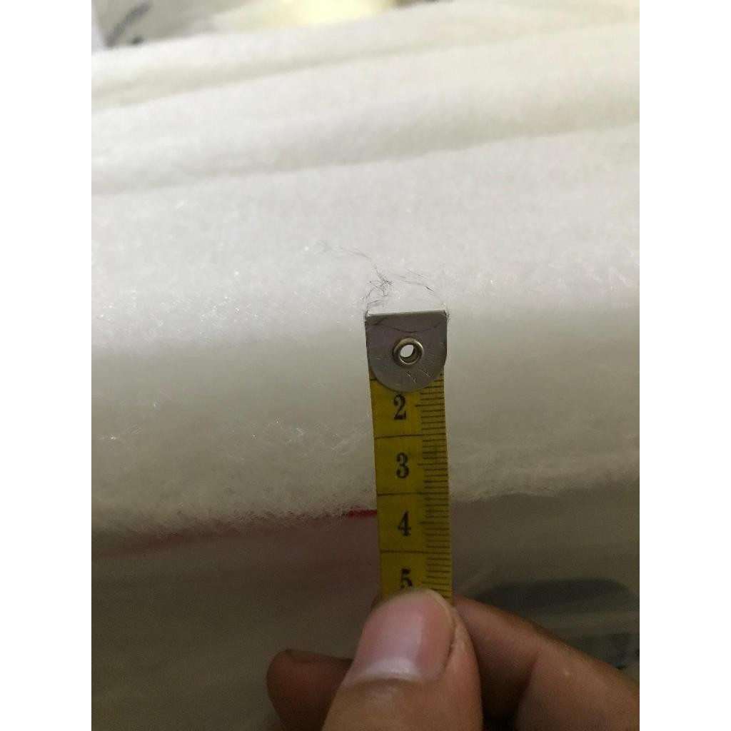 Terapitrendy Dakron Lembaran Silikon Grade A+ 9Oz Ukuran 100X200 Cm Tebal 3Cm Isi Bantal Sofa Boneka