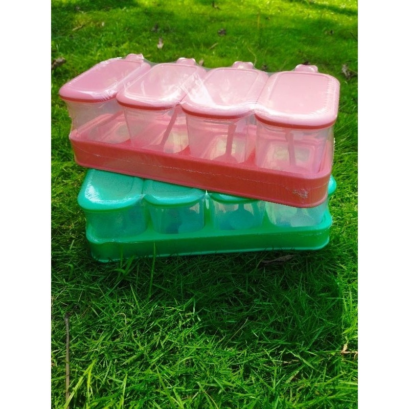 Terapitrendy Tempat Bumbu 4 Kotak Kitchen Set Lezato