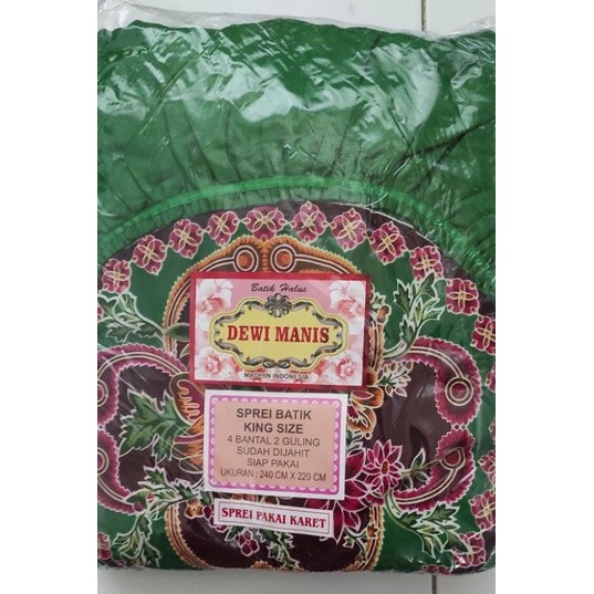 Terapitrendy Sprei Batik Ratna Jaya B4/Sprei Batik Jumbo 200 X 200