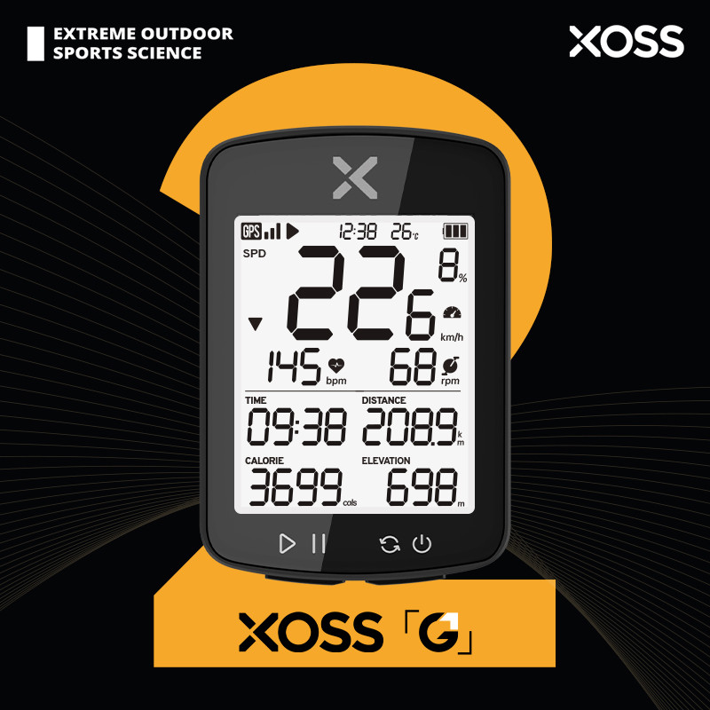 XOSS G2/G2 Plus Bike Computer Wireless GPS Cycling Speedometer Roadbike MTB Waterproof ANT+ Cadence 