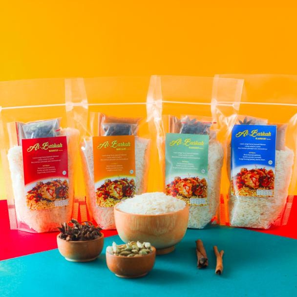 

New Nasi Kebuli Kabsah Biryani Mandhi Instan siap saji AL-BARKAH 400g