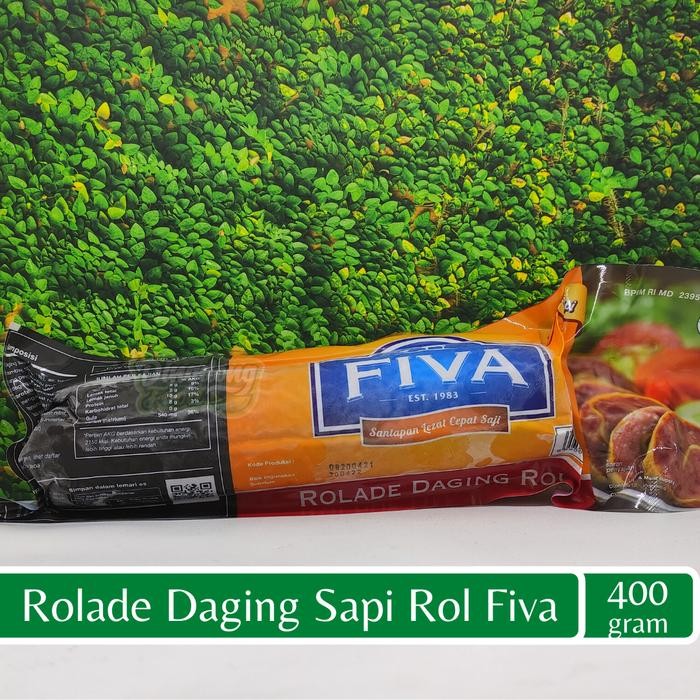 

New Rolade Daging Sapi Roll Fiva 400 gram