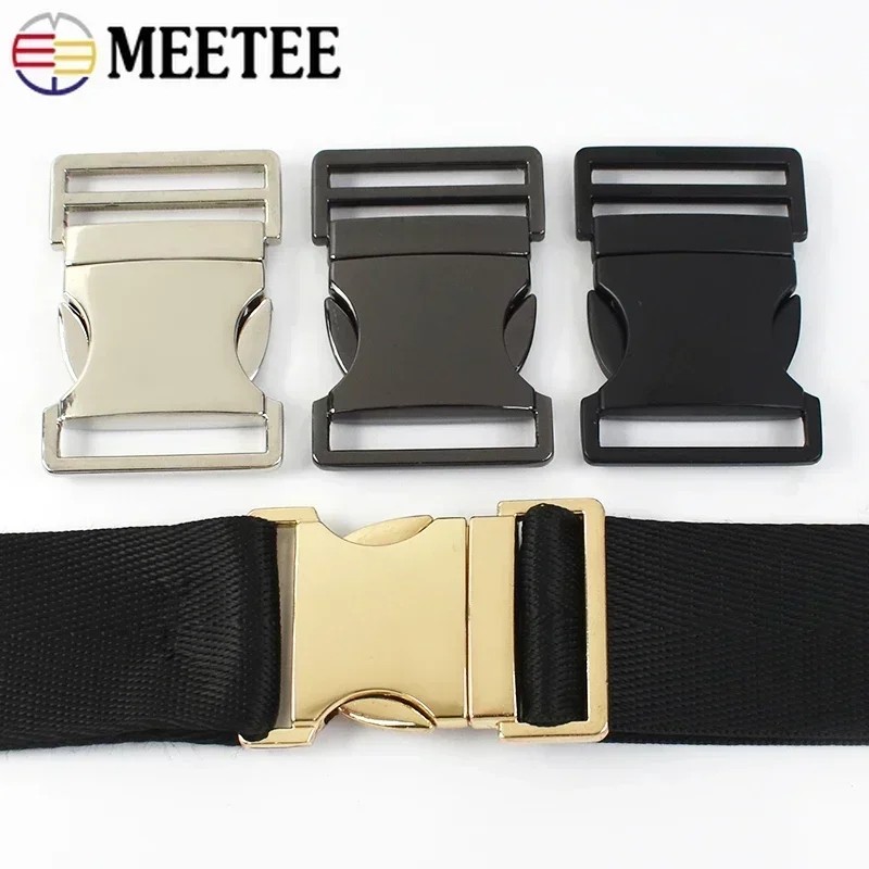 

2Pcs 20/25/32/38Mm Metal Quick Side Release Buckles Bag Strap Adjust Clip Clasps Backpack Dog Collar