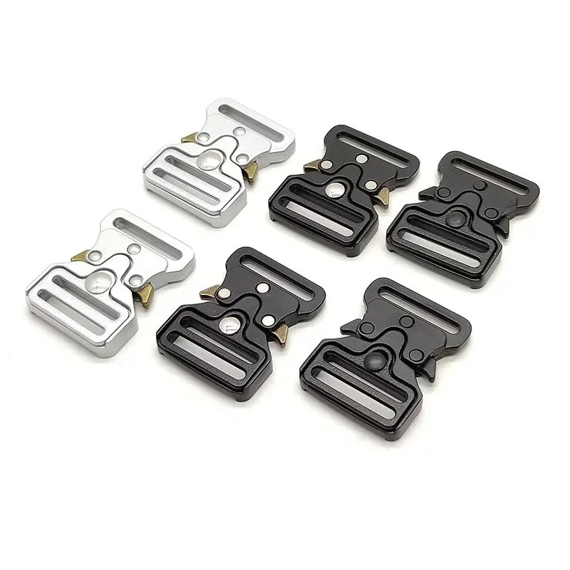 

1/2Pcs Id20/25Mm Metal Automatic Release Buckles Belt Adjustment Buckle Diy Multifunctional Outdoor
