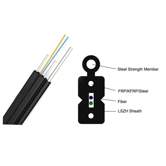 Kabel Precon Fo Fiber Optic 2 Core Sc Upc Outdoor 100M 150M 200M 1000M