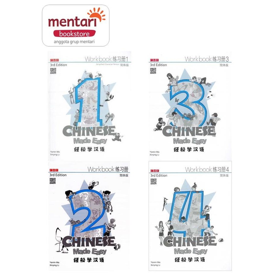 

TERBARU! Chinese Made Easy 3rd Edition Workbook Buku Pelajaran Mandarin