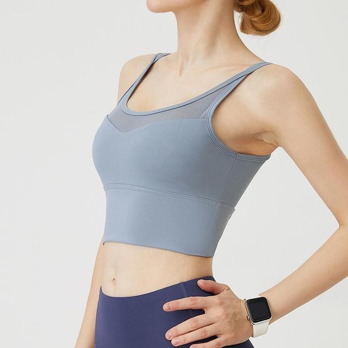 HOT SALE Lulu Lemon Sport Bra High Impact Solid Color Hock-Proof Padded Bra