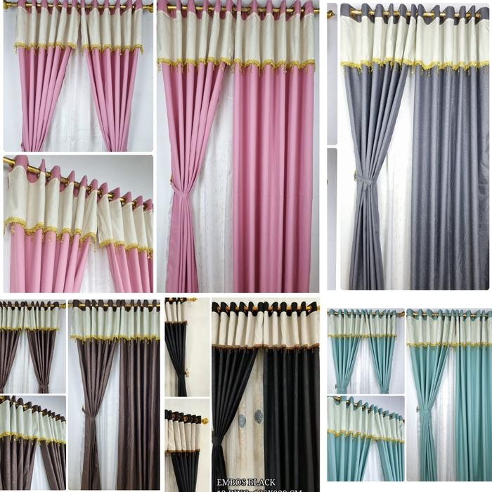 ..... Gorden Rumbai Renda Mewah - Korden Pintu Pony Renda Cantik