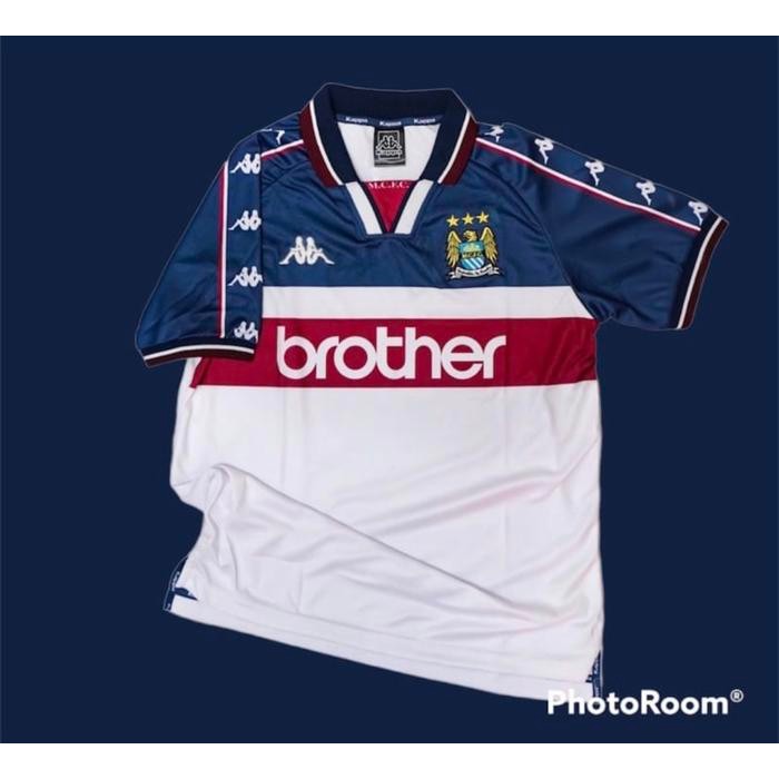 Man City Away 97 Retro Jersey Terbaru