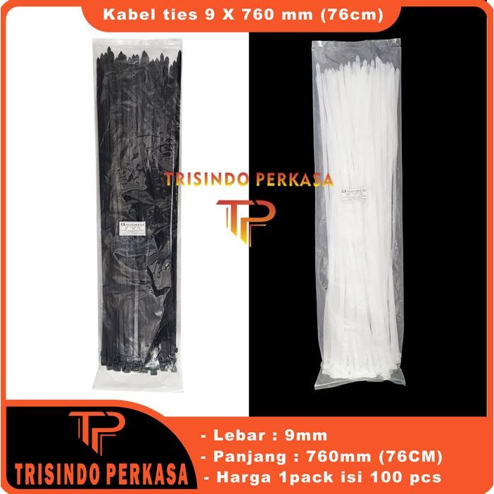 

TERBARU! Kabel Ties Cable Tie 9 x 760mm (76cm)