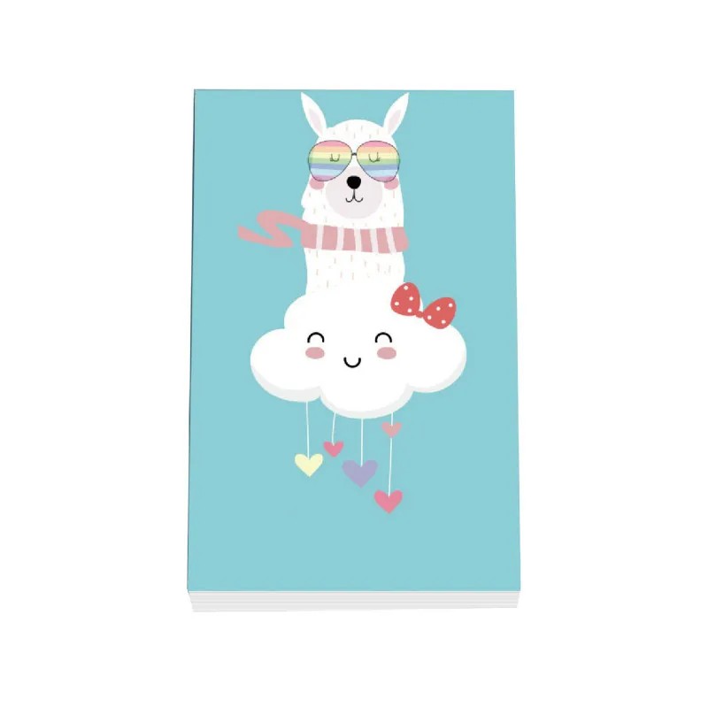 

Cute Alpaca Memo Note Paper Tearable Cartoon Animal Note Pad Office Student Stationery Supply School