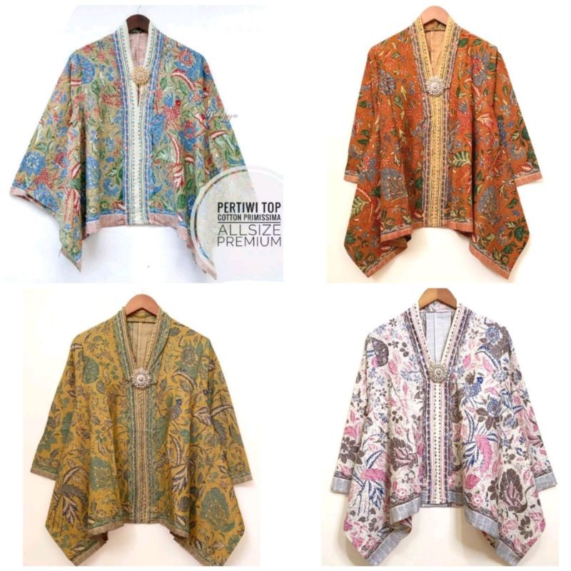 PROMO / ATASAN BLOUSE BATIK KARTINI TIGA NEGERI