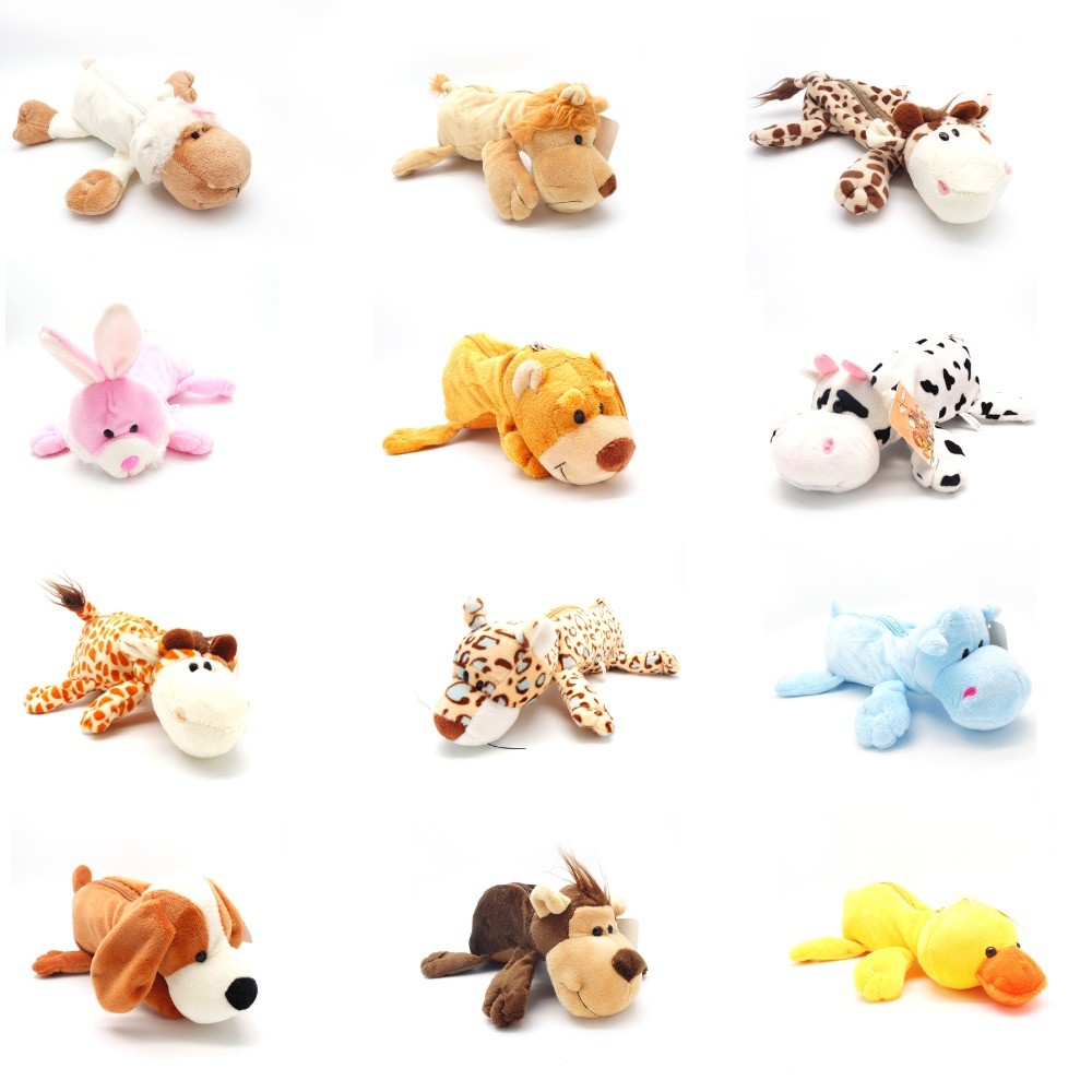 

Plush Pencil Case Animal Astuccio Kawaii Papeleria Etui Pennen Kids Plumier Fille Trousse Scolaire
