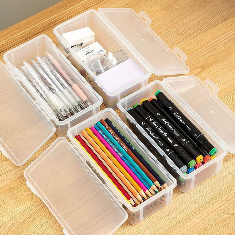 

Mr Paper,Translucent Pencil Cases Large Capacity Stationery Organizer Bag Office Pen Box Kits