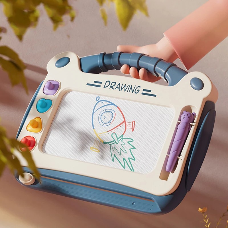 

Children Cartoon Drawing Board Baby Puzzle Magnetic Writing Board Toy Graffiti Magnetic Drawing