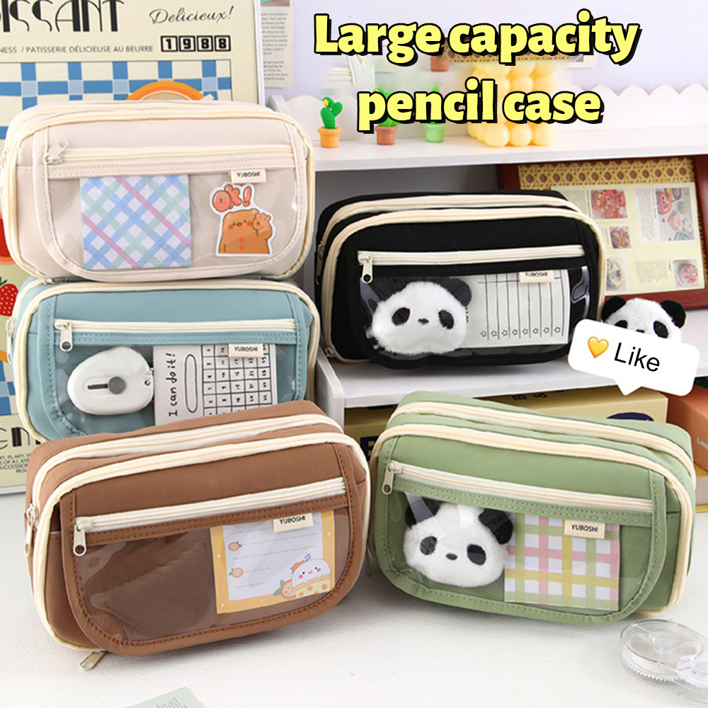 

Large Capacity Multi Layer Pencil Case Stationery Bag Creative Stationery Pen Box Students School