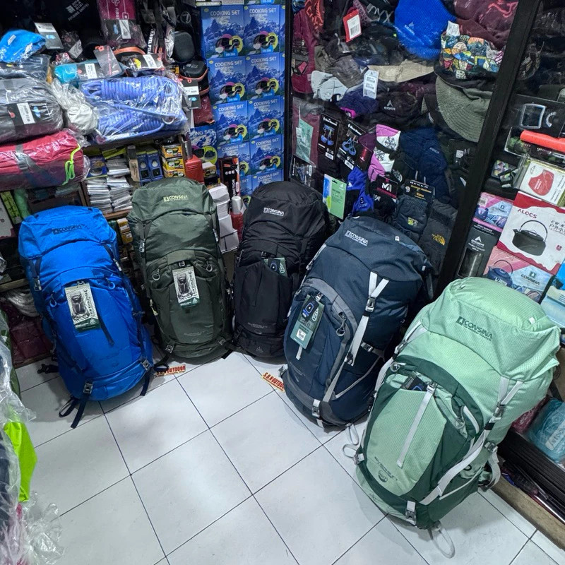 PROMO / Consina Everest 60 + 5 L Anti Gravity Original Tas Gunung Carrier Ransel 70 L Up