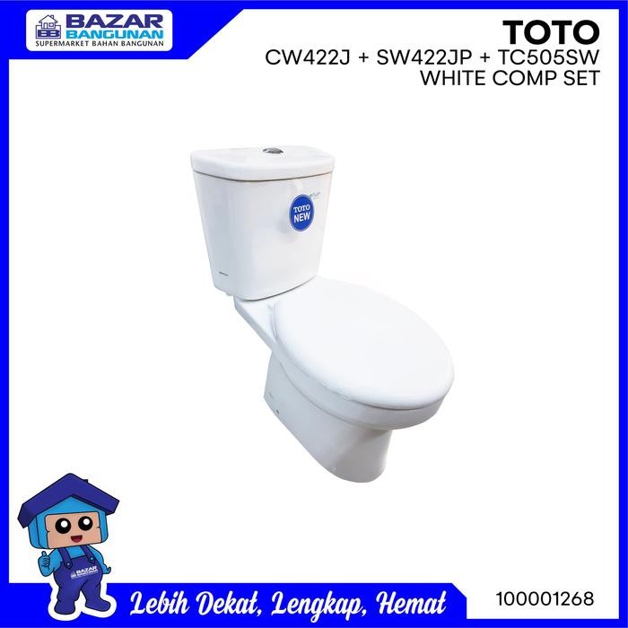 PROMO Toto - Closet Kloset Toilet Duduk Cw422J Sw422Jp / Cw 422 J Sw Jp Tc505S