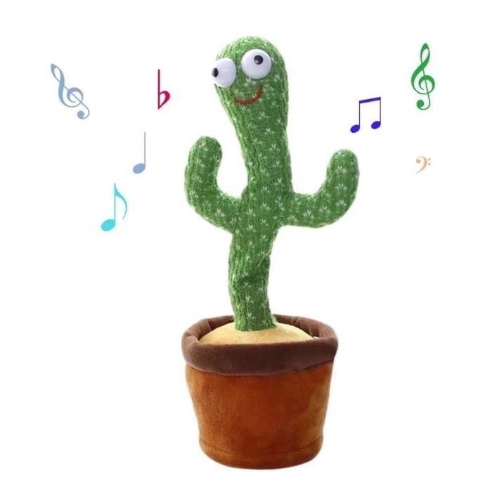 DANCING CACTUS / KAKTUS JOGET / BONEKA KAKTUS / MAINAN VIRAL TIK TOK