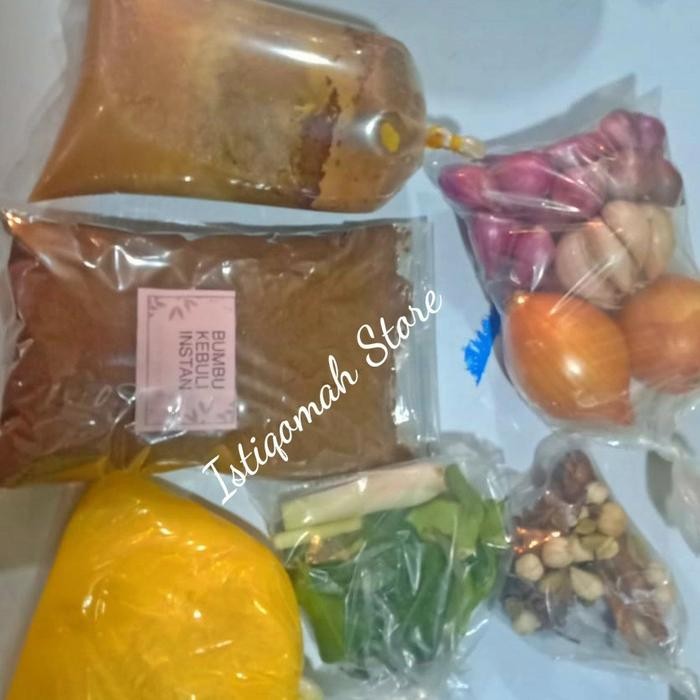 

Bumbu Kebuli Lengkap siap masak untuk 10 Liter Beras