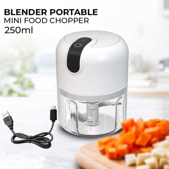 Blender Portable food Chopper mini Elektrik Blender Bumbu Masak 250 ml