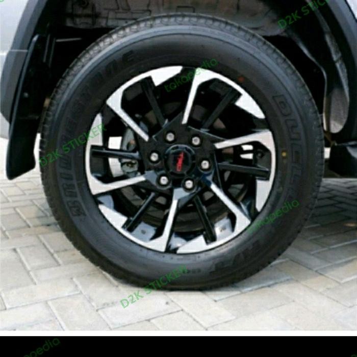 stiker velg Fortuner TRD/ GR 2.8 5 velg terlaris