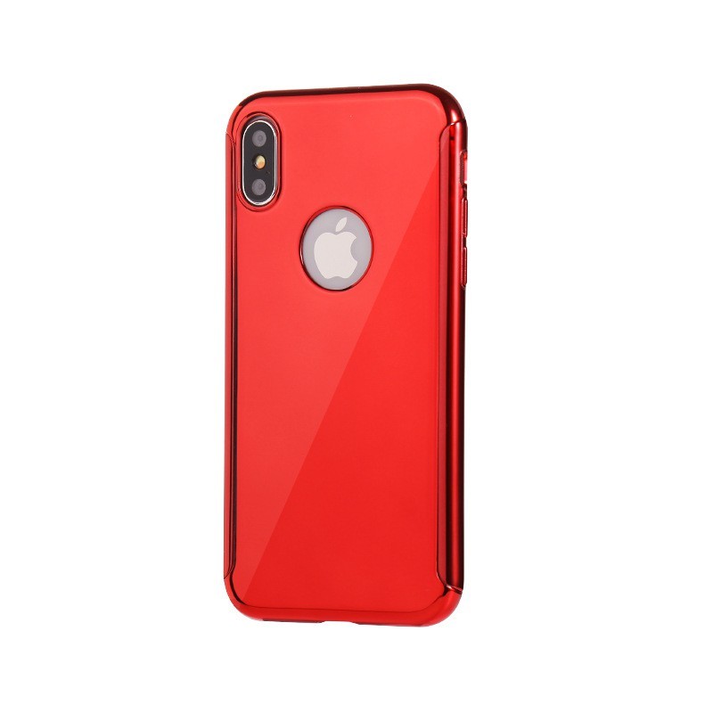 [ CUCI GUDANG ] Case Hp iPhone Xs 360 Chrome Mirror Full Protection Cover