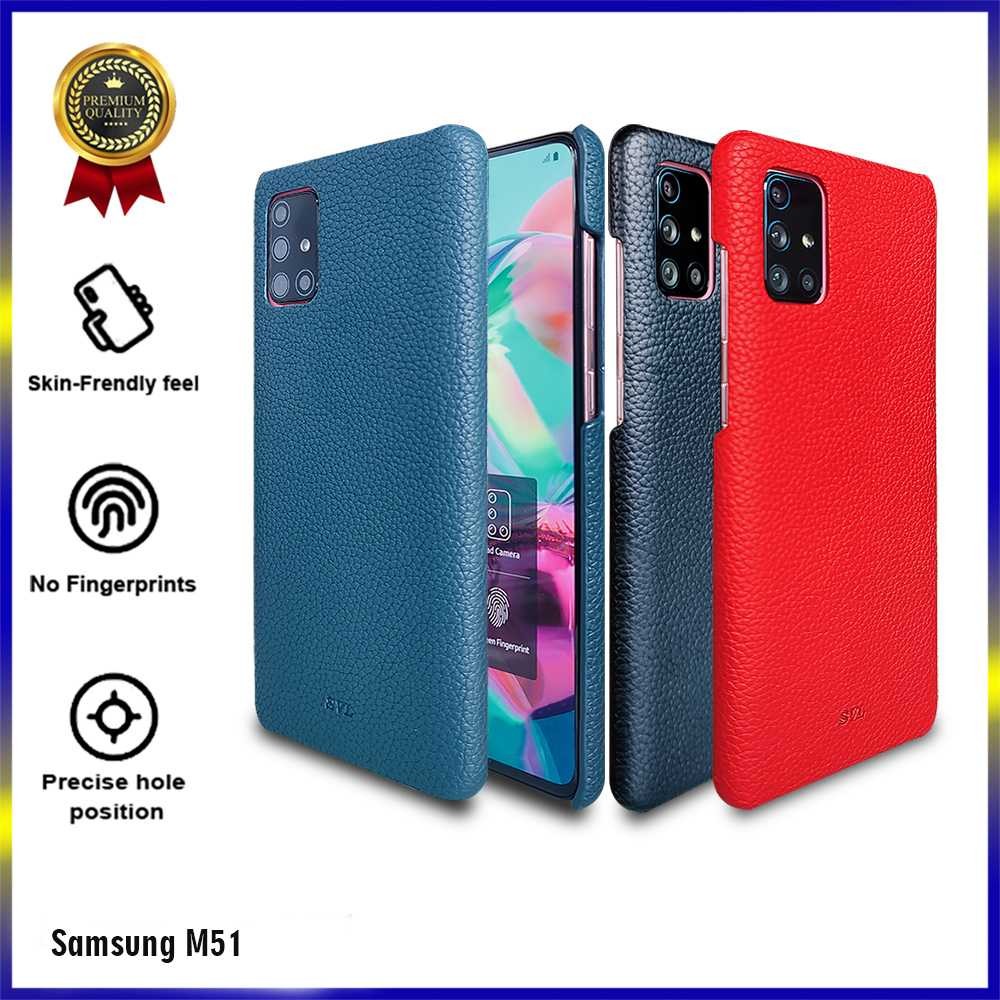 Samsung M51 Hardcase Svl Vintage Leather Case Casing Kulit