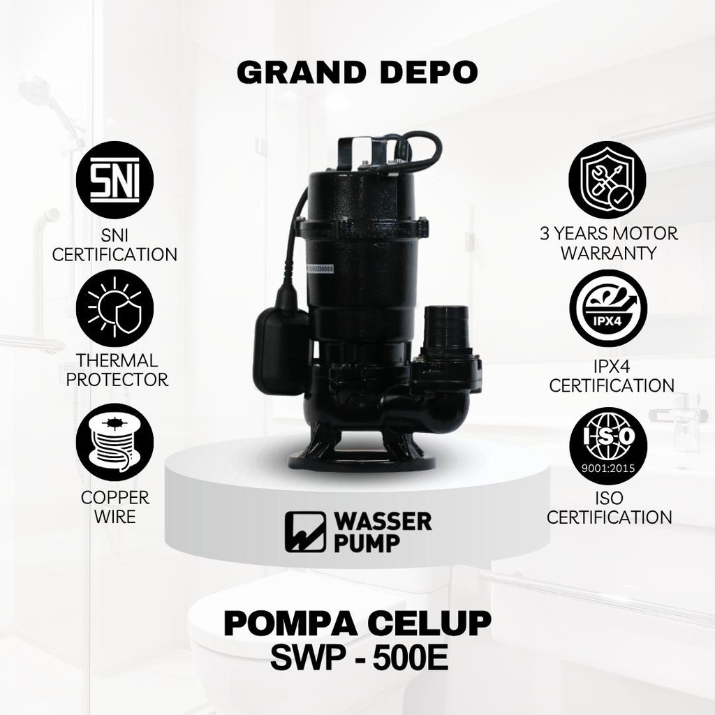 Wasser Pompa Air Celup SWP 500E / Pompa Celup Wasser