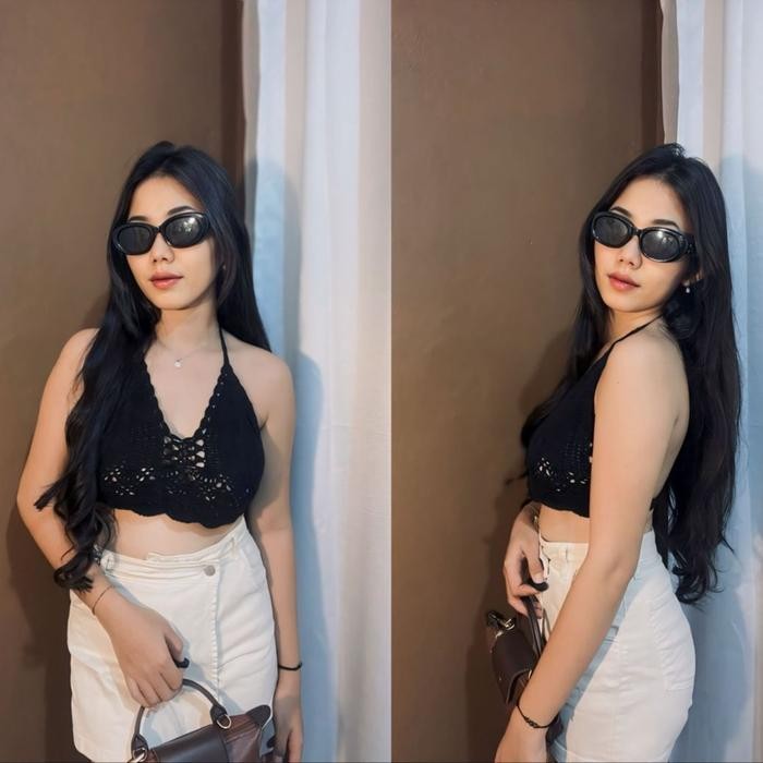 Promo Bikini Rajut Hand Made Motif Kipas By Outfit.Bali Ready