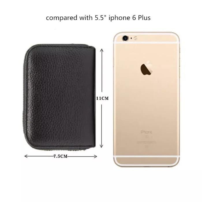 

Dompet Kartu Card Holder Kulit Organizer ANTI RFID AE34