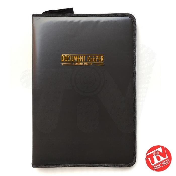 

Clear Holder Zipper Yushinca Document Keeper F4 / FC 40 Pockets