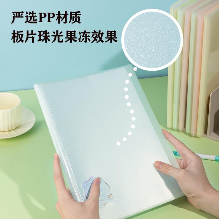 

Deli Display Book / Document Keeper A4 40 60 Slot PQ306 / Clear Holde