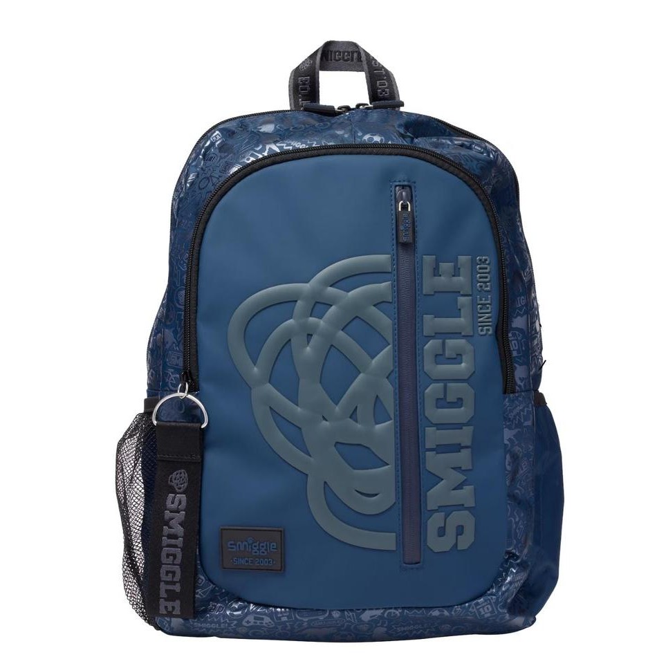 Tas Sekolah Anak Cowok Smiggle Backpack Soccer Dinosaaur Shark