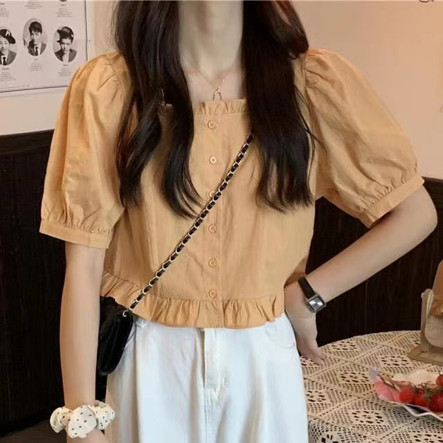 [READYY] Casual Blouse Longgar / Blouse Wanita Puff Lengan Korean