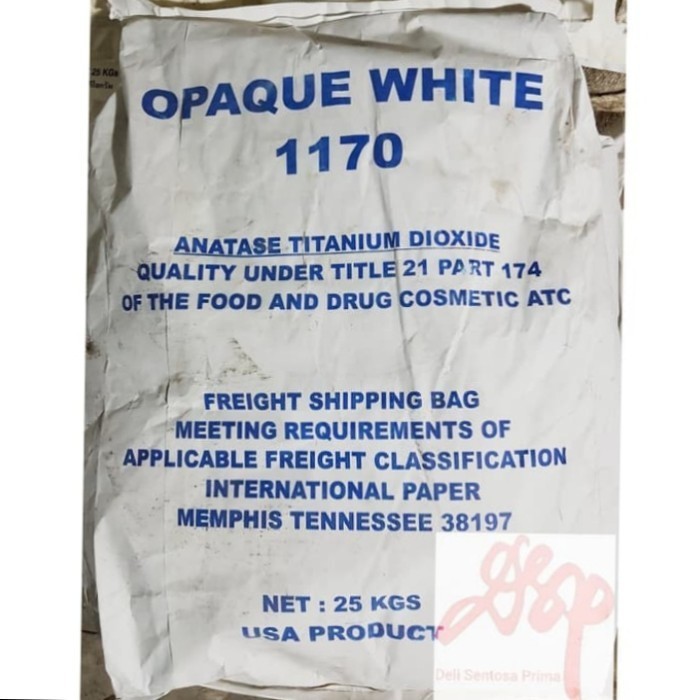 

[Bestone] opaque white 1170/ Titanium Dioxide pemutih makanan