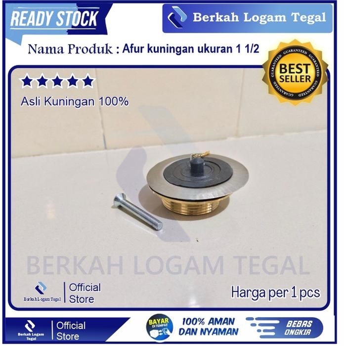 AFUR KUNINGAN & STAINLESS / AVUR WASTAFEL STAINLESS 1 1/2"