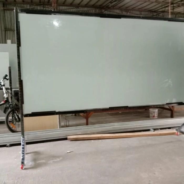 

glassboard standing macnetik 120 x 240 bisa custom