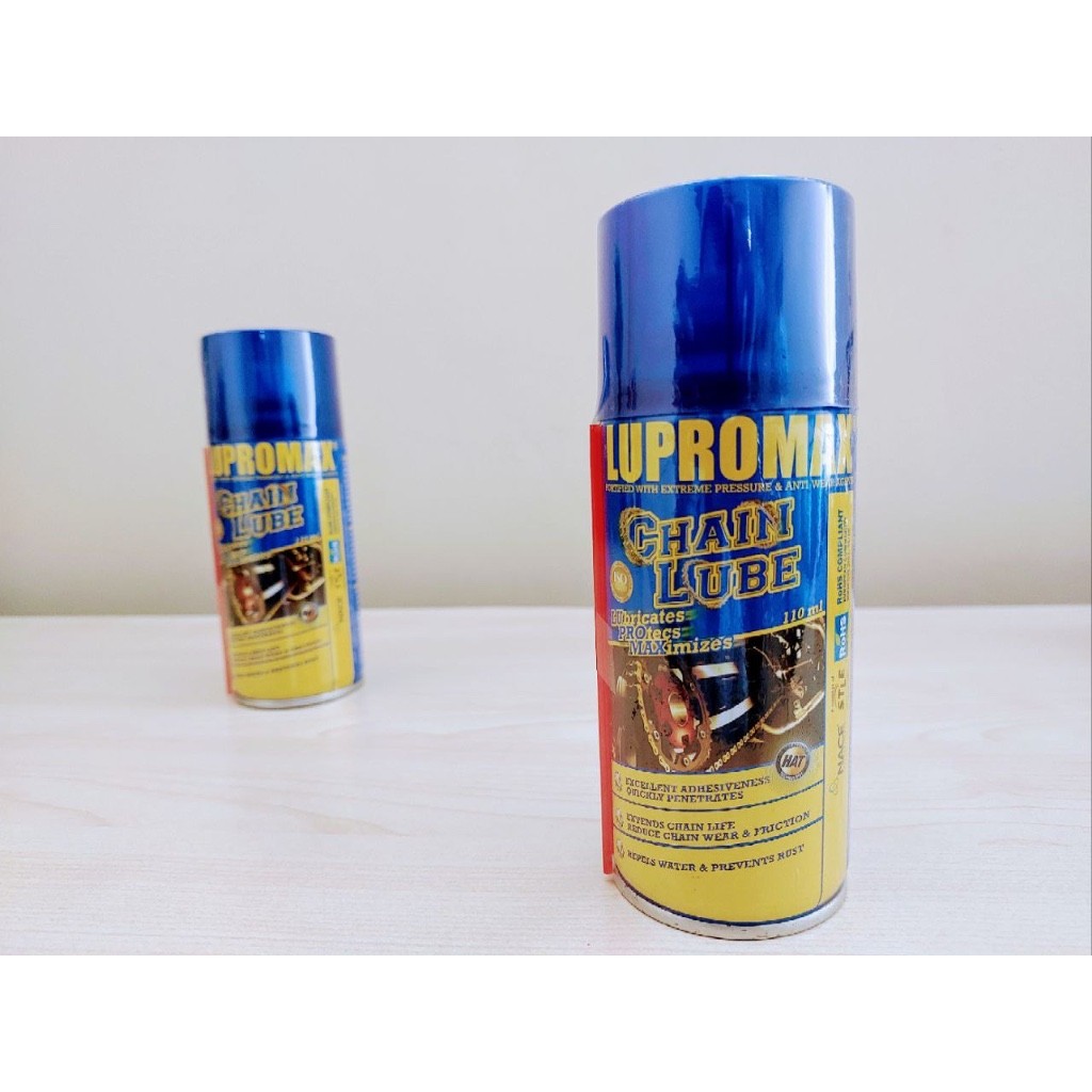 LUPROMAX CHAIN LUBE 110ml PELUMAS RANTAI ANTI KARAT
