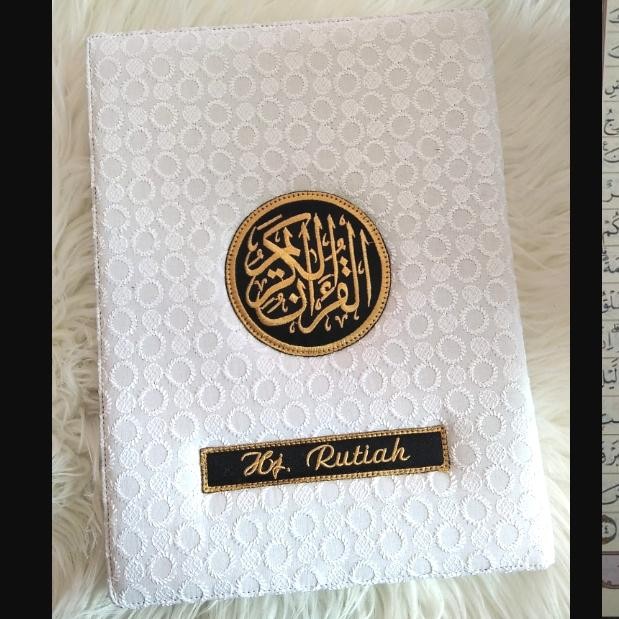 ready Alquran terjemah tajwid Jumbo A4 dan A3 (CUSTOM NAMA) MOTIF BISA PILIH